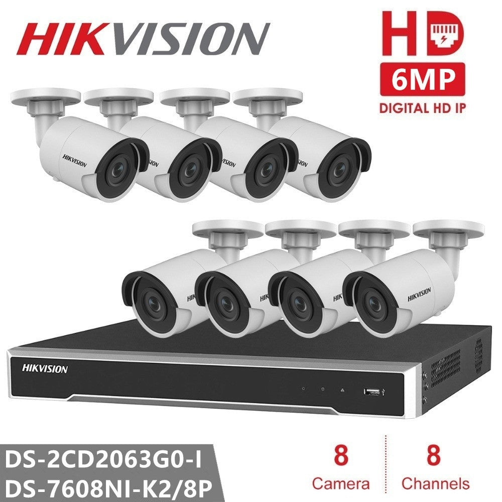 Hikvision Security Camera Kits 6MP IP Camera DS-2CD2063G0-I System-7